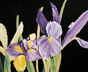 Original Fine Art Floral Paintings by Judith Moore