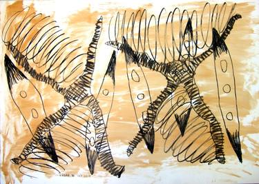 Original Abstract Drawings by mira cedar