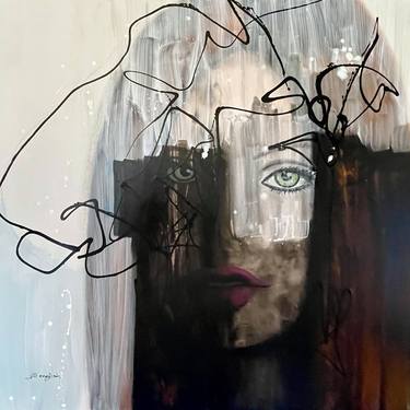 Original Abstract Expressionism Women Paintings by Jill English
