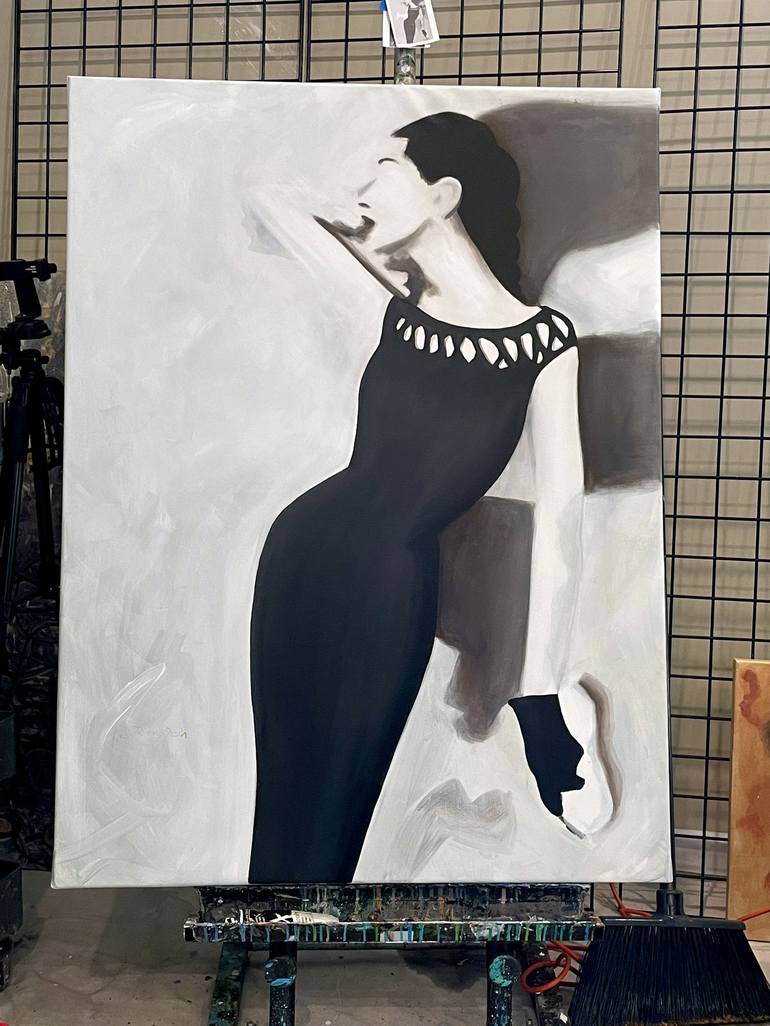 Original Figurative Fashion Painting by Jill English