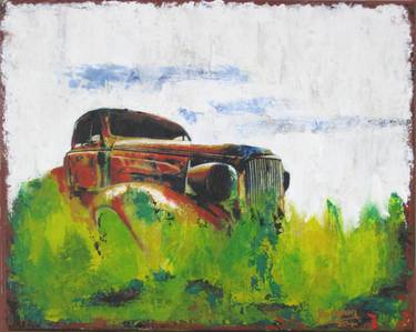 Print of Abstract Automobile Paintings by Schalk Bornman