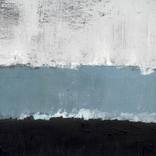 Grey Blue Black Abstract by Kate Barba