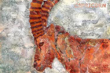 Original Animal Mixed Media by Nenad Stojanovic