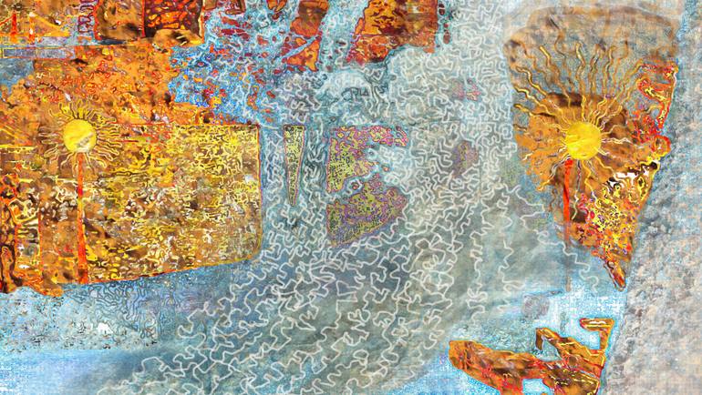 Original Expressionism Cities Digital by Nenad Stojanovic