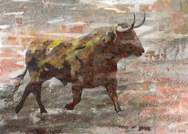 Original Abstract Expressionism Animal Digital by Nenad Stojanovic
