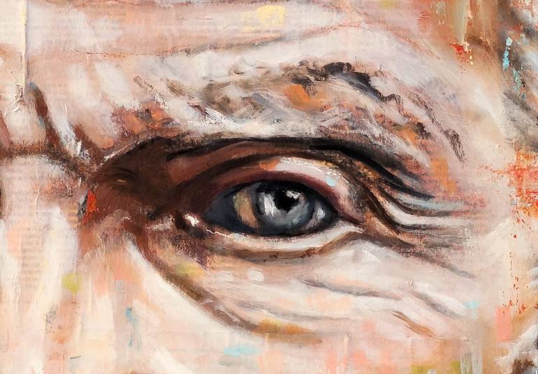 Original Contemporary People Painting by Veronica Cantero Yanez