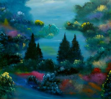 Print of Impressionism Nature Paintings by David Snider