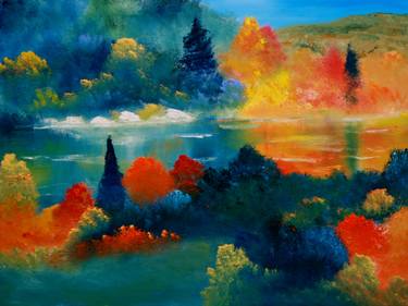 Print of Impressionism Nature Paintings by David Snider