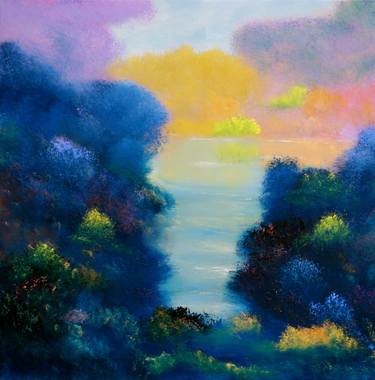 Print of Impressionism Landscape Paintings by David Snider