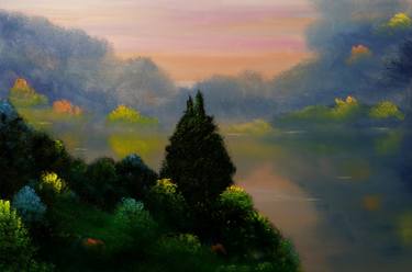 Original Impressionism Nature Paintings by David Snider