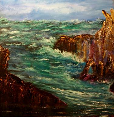 Print of Seascape Paintings by David Snider