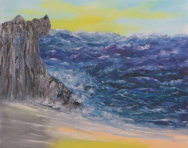 Print of Impressionism Seascape Paintings by David Snider