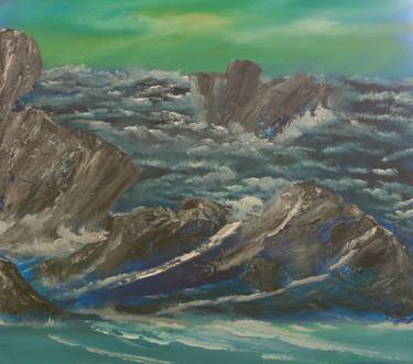 Print of Seascape Paintings by David Snider