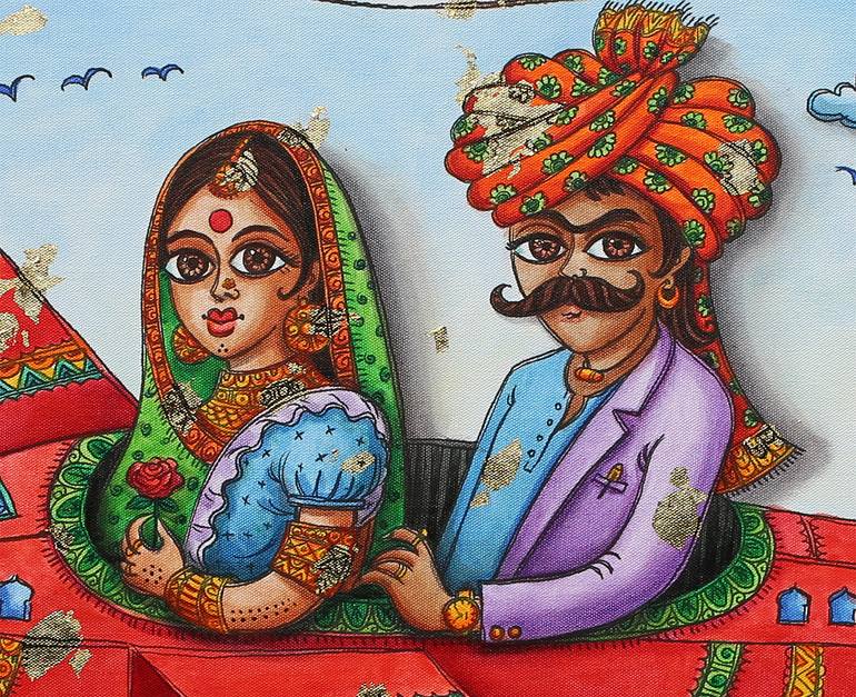 Original Figurative Other Painting by Dhimant Vyas