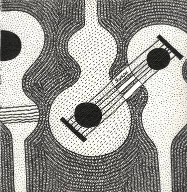 Print of Music Drawings by Inkas Arts