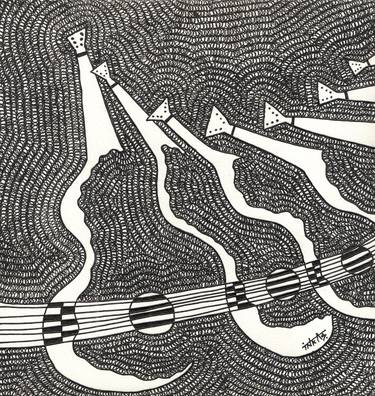 Print of Music Drawings by Inkas Arts