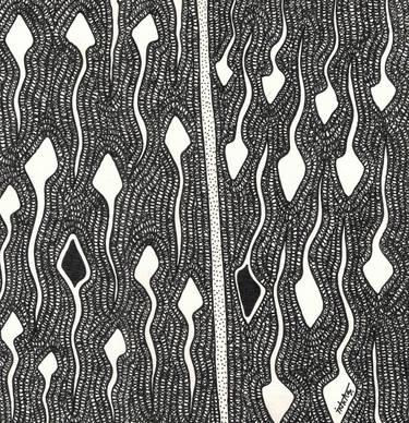 Print of Abstract Patterns Drawings by Inkas Arts