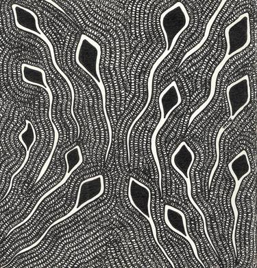 Print of Abstract Patterns Drawings by Inkas Arts