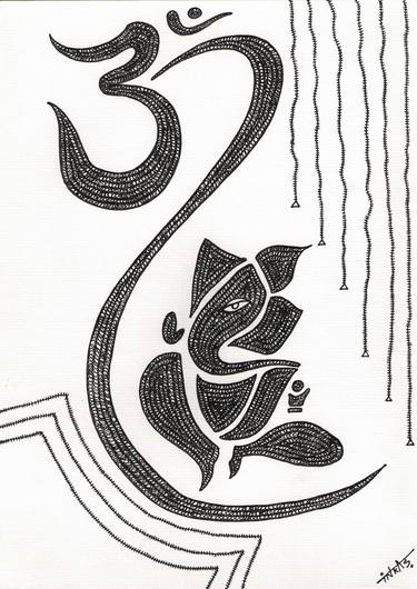 Print of Minimalism Religion Drawings by Inkas Arts