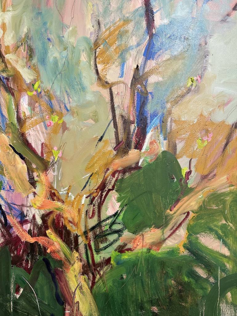 Original Abstract Expressionism Landscape Painting by Lilia Orlova-Holmes