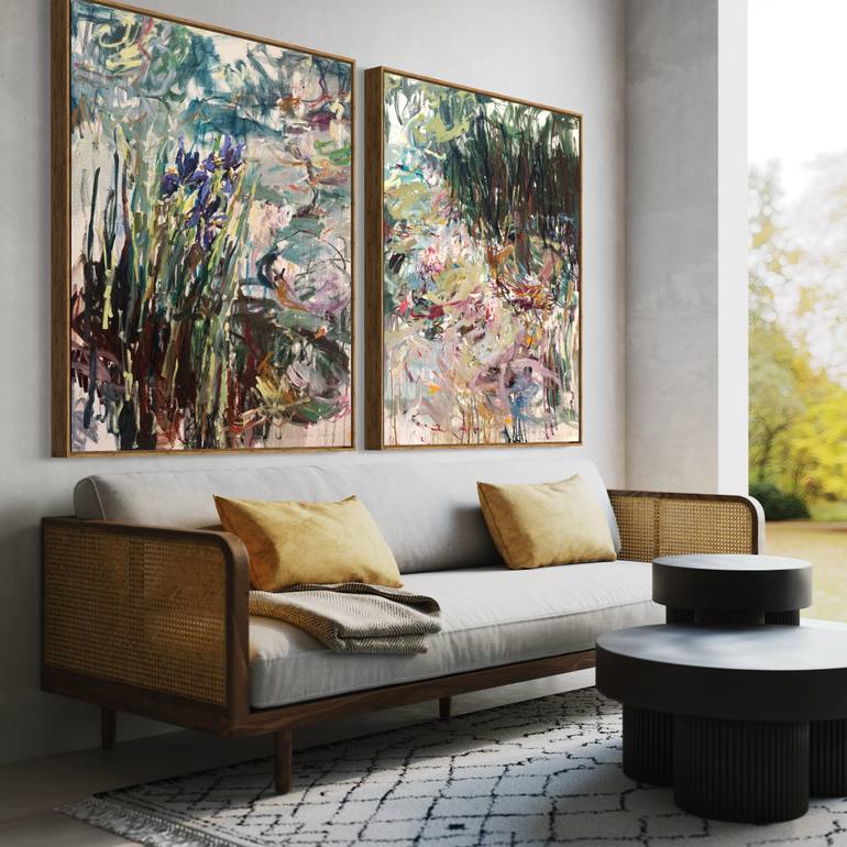 Original Expressionism Nature Painting by Lilia Orlova-Holmes