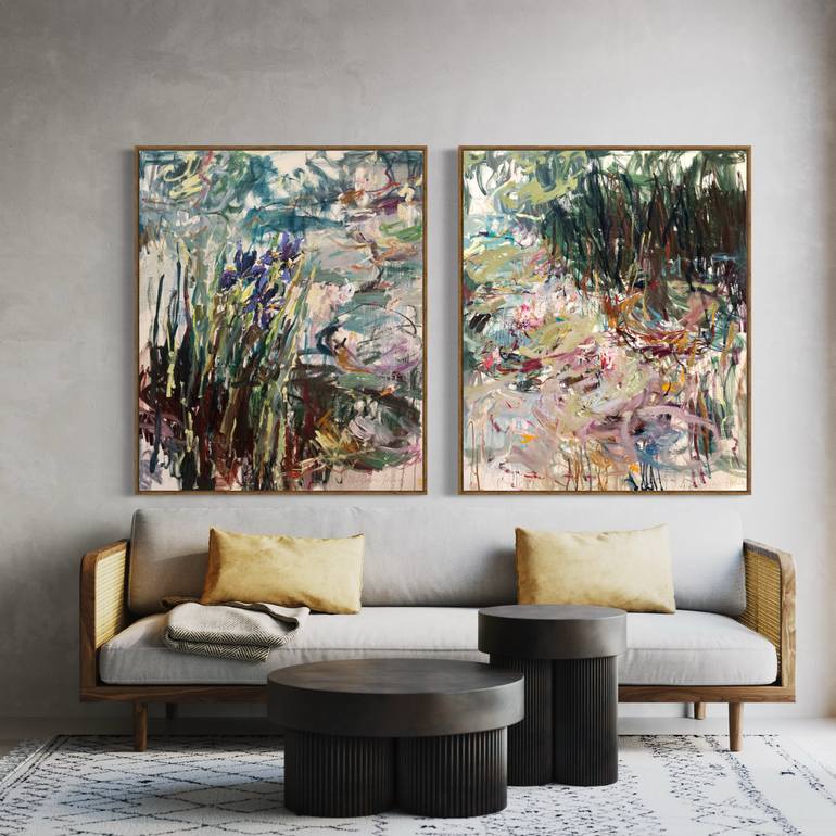 Original Expressionism Nature Painting by Lilia Orlova-Holmes