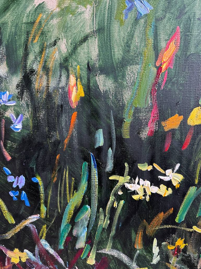 Original Impressionism Floral Painting by Lilia Orlova-Holmes