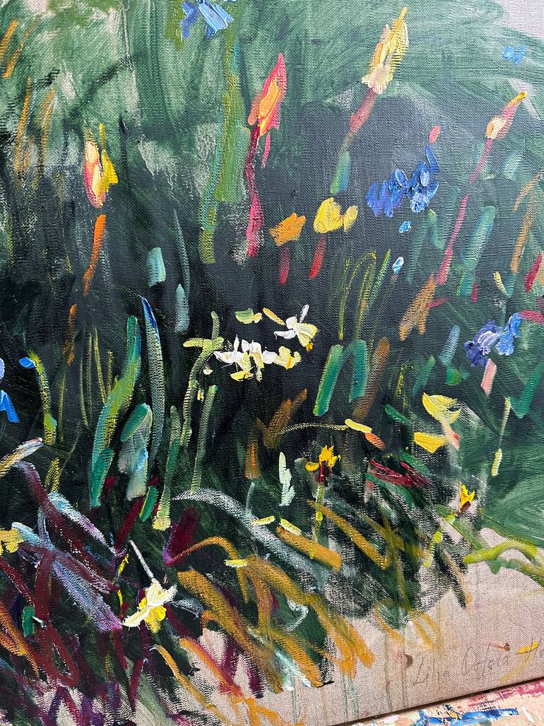 Original Impressionism Floral Painting by Lilia Orlova-Holmes