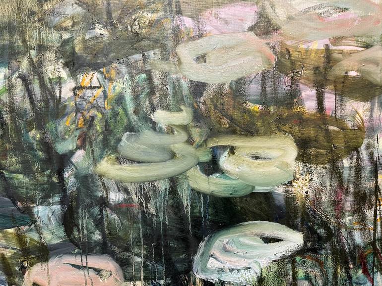 Original Abstract Expressionism Abstract Painting by Lilia Orlova-Holmes