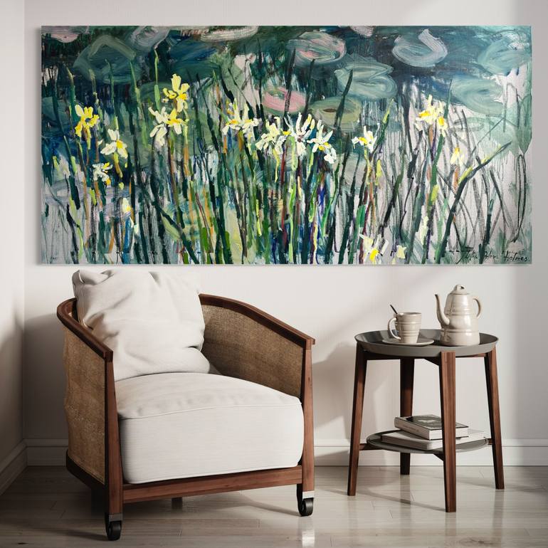 Original Impressionism Nature Painting by Lilia Orlova-Holmes