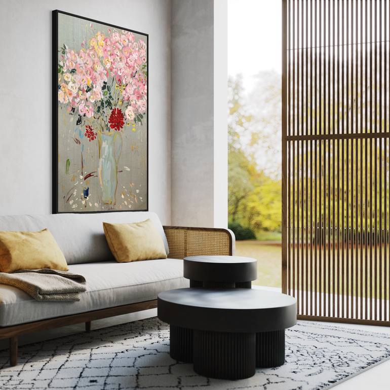 Original Impressionism Floral Painting by Lilia Orlova-Holmes