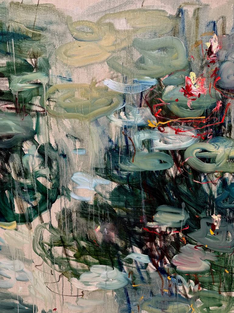 Original Abstract Expressionism Abstract Painting by Lilia Orlova-Holmes