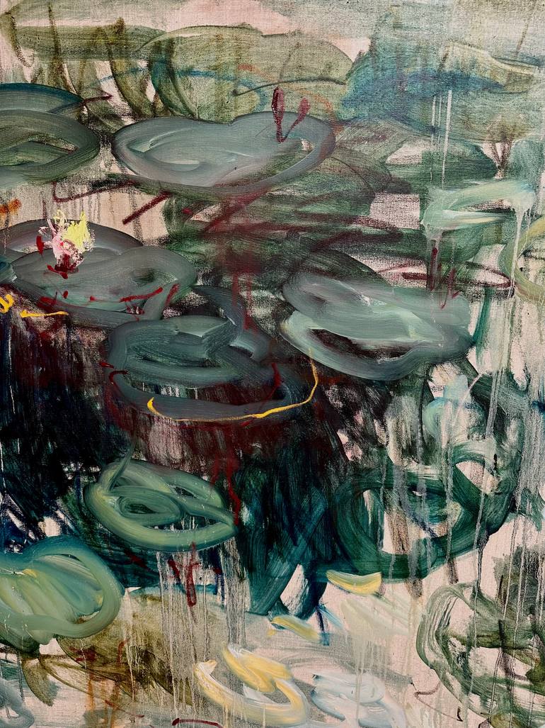 Original Abstract Expressionism Abstract Painting by Lilia Orlova-Holmes