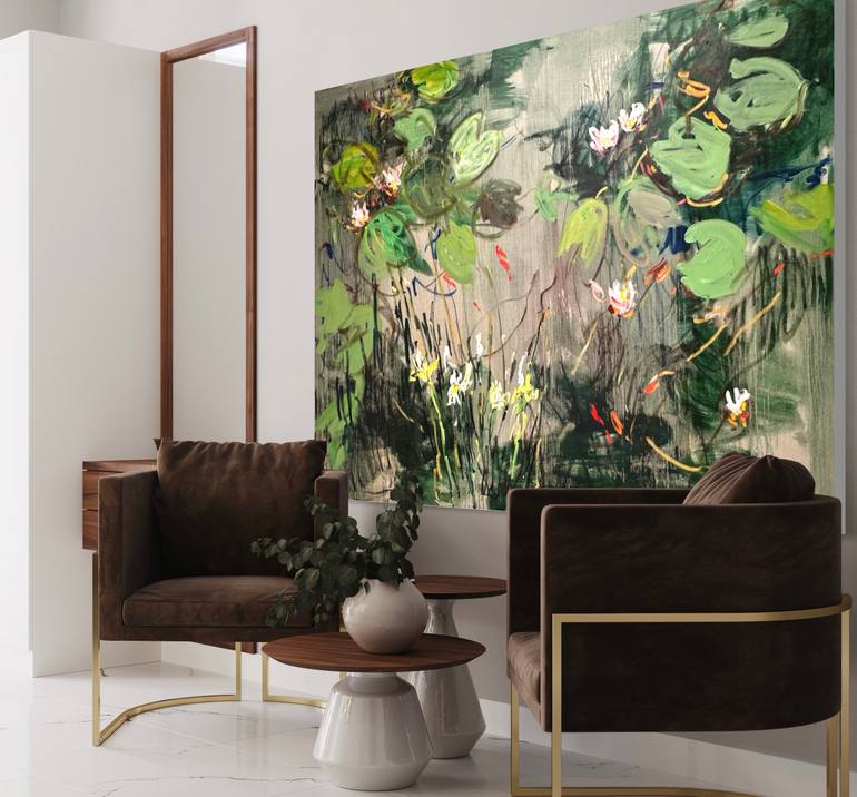 Original Impressionism Landscape Painting by Lilia Orlova-Holmes