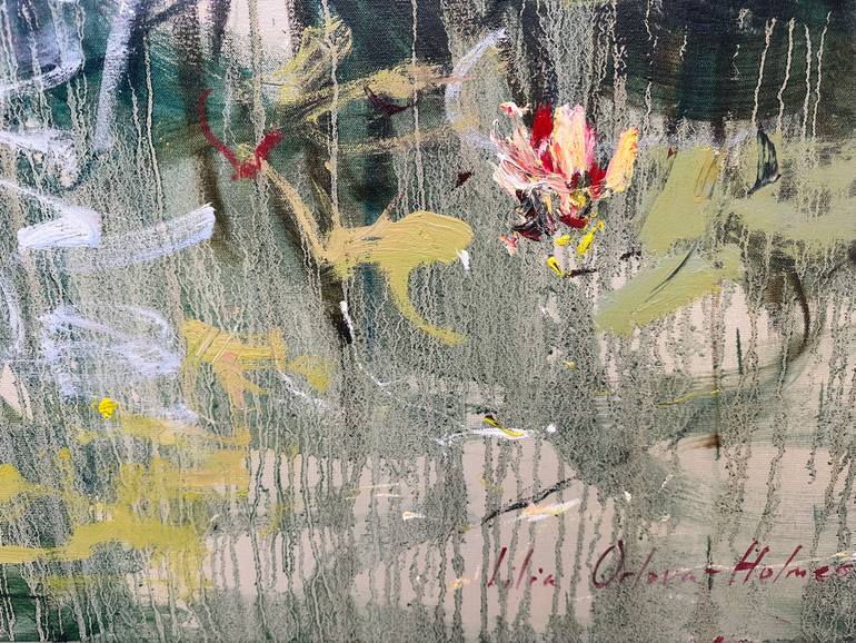 Original Abstract Expressionism Landscape Painting by Lilia Orlova-Holmes