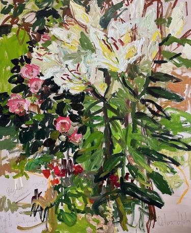 Print of Impressionism Garden Paintings by Lilia Orlova-Holmes