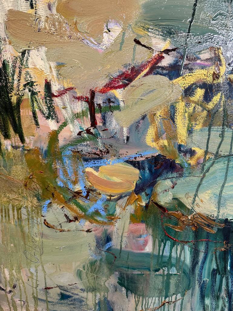 Original Abstract Expressionism Nature Painting by Lilia Orlova-Holmes