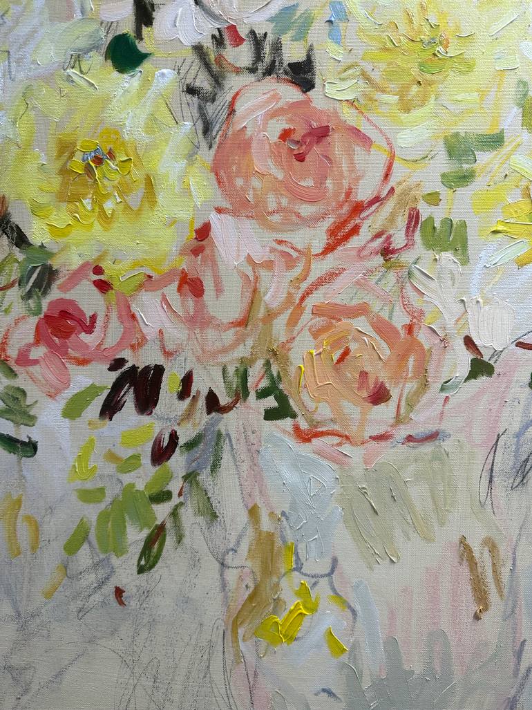 Original Floral Painting by Lilia Orlova-Holmes