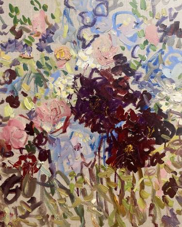 Print of Impressionism Floral Paintings by Lilia Orlova-Holmes