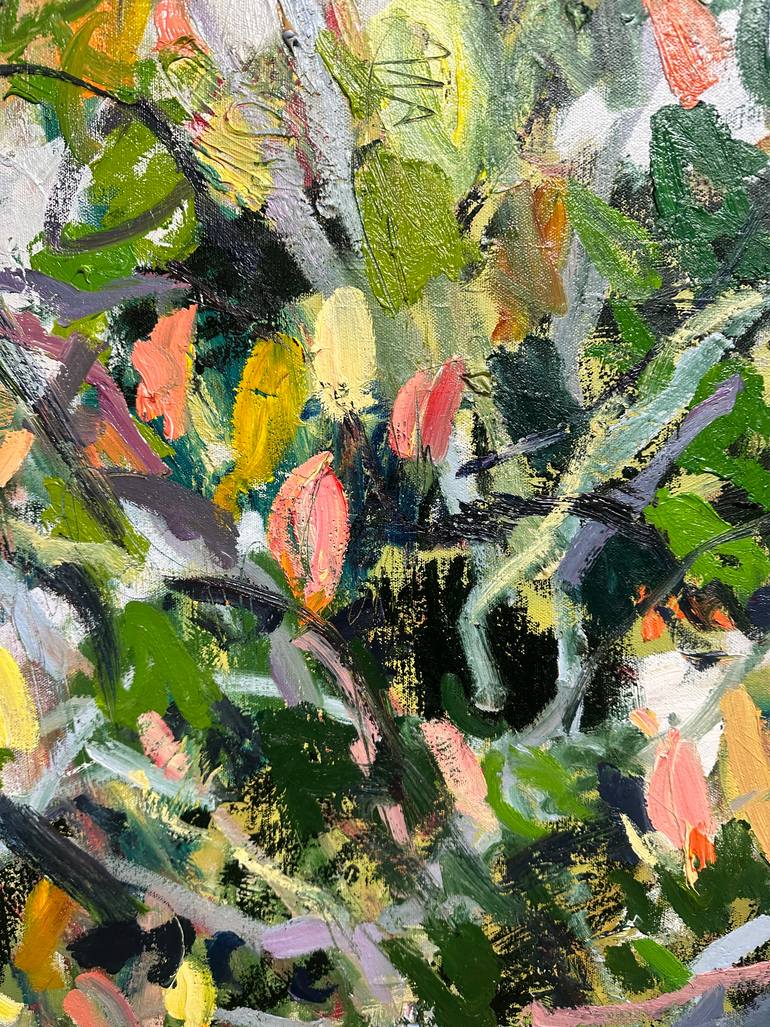 Original Abstract Expressionism Landscape Painting by Lilia Orlova-Holmes