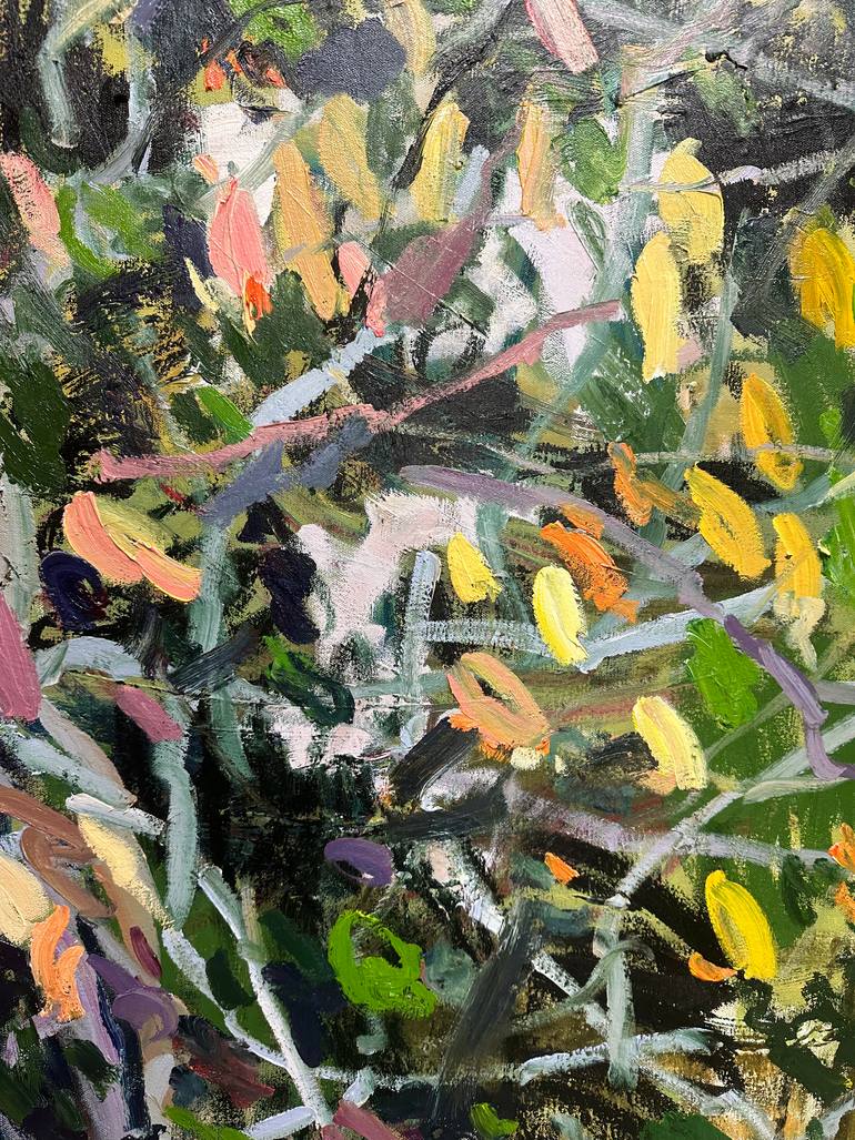 Original Abstract Expressionism Landscape Painting by Lilia Orlova-Holmes