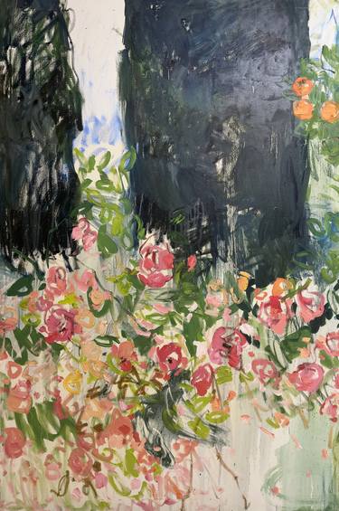 Original Garden Paintings by Lilia Orlova-Holmes