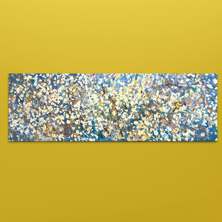 Original Abstract Landscape Painting by Lilia Orlova-Holmes