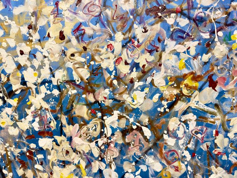 Original Abstract Landscape Painting by Lilia Orlova-Holmes