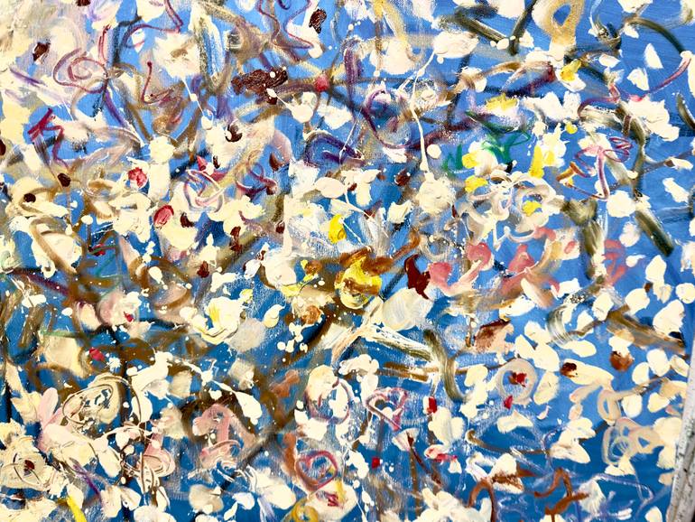 Original Abstract Landscape Painting by Lilia Orlova-Holmes