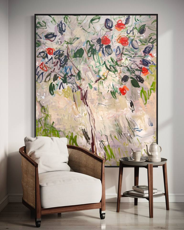 Original Expressionism Nature Painting by Lilia Orlova-Holmes