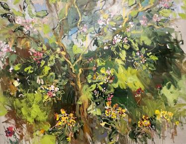 Original Garden Paintings by Lilia Orlova-Holmes