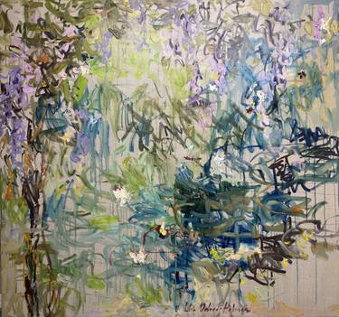 Original Abstract Expressionism Garden Paintings by Lilia Orlova-Holmes