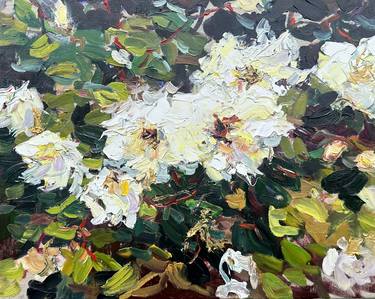 Print of Impressionism Floral Paintings by Lilia Orlova-Holmes