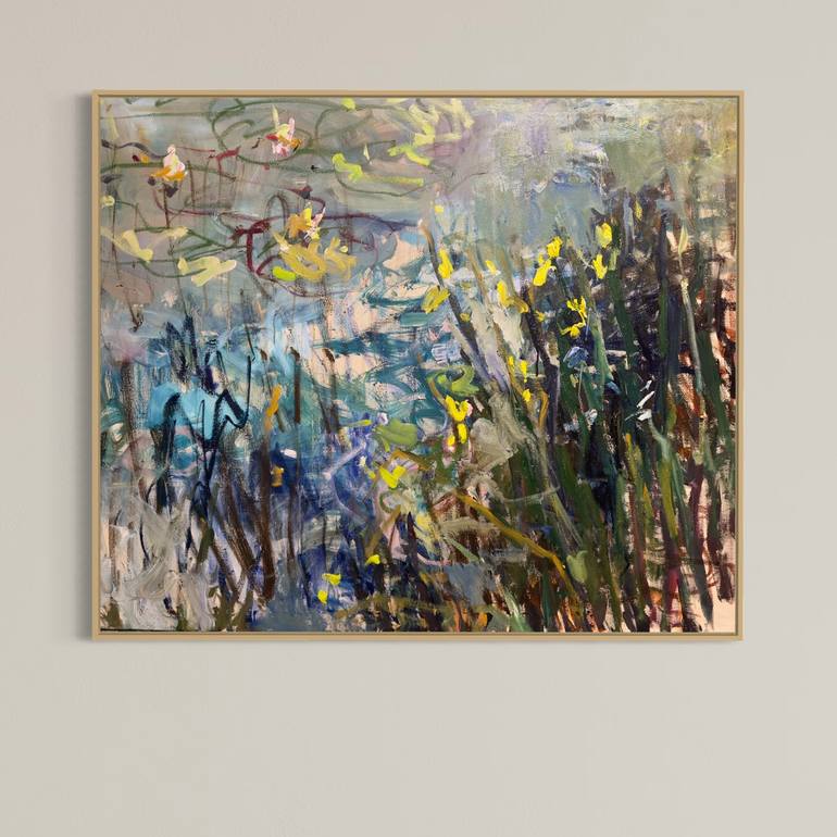 Original Abstract Expressionism Nature Painting by Lilia Orlova-Holmes